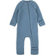 Mikk Line Бебешки гащеризон от мериносова вълна Wool Baby Suit Blue Melange