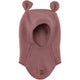 Mikk Line Балаклава от мериносова вълна с ушички Wool Fullface Burlwood