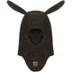 Mikk-Line Балаклава от мериносова вълна с заешки ушички Wool Fullface Bunny Ears Dark Brown Melange