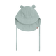 Huttelihut Бебешка лятна шапка от памучен муселин мечешки ушички Gray Mist