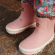 Konges Slojd детски гумени ботуши Roi Rain Low Cameo Brown