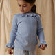 Lil' Atelier Детска блуза за момичета Zen Blue NMFTANSY