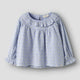 Lil' Atelier Детска блуза за момичета с къдрички Zen Blue NMFTESSIE