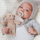 Cam Cam Copenhagen Плюшена играчка Зайче Elva Small, Latte / Classic Stripes Camel