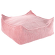 Wigiwama Square Baby Pouffe Ottoman Pink Mousse