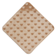 Jollein бебешка пелерина за баня Jacquard Biscuit