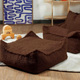 Wigiwama Квадратна детска табуретка Warm Hazel Square Ottoman