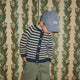 Konges Sløjd Детска жилетка Billi Knit Cardigan Blue Stripe